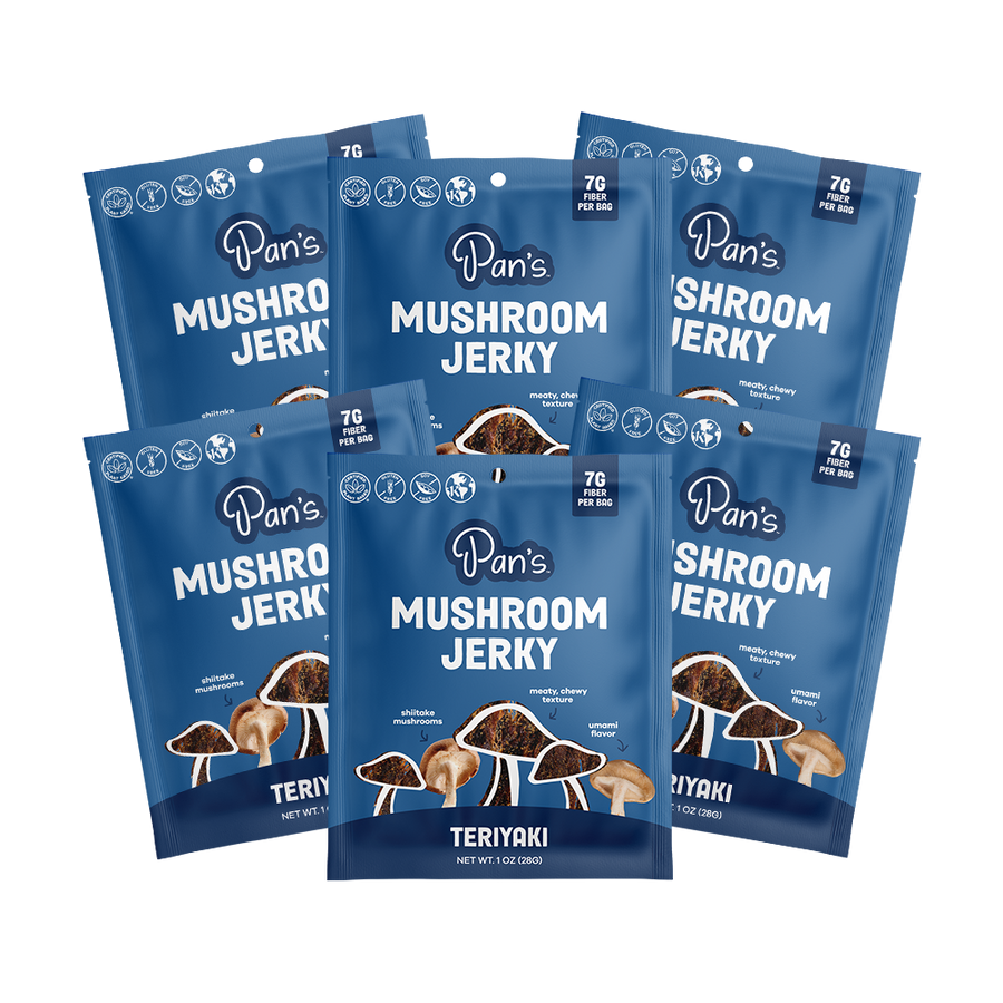 Teriyaki Mushroom Jerky - Single Serve Pack Q7